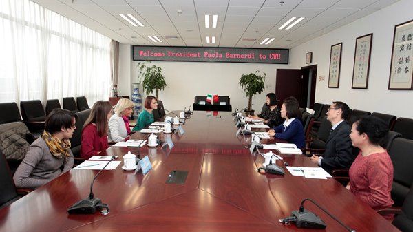 CWU Signs Cooperation Memorandum with Pavia Uni